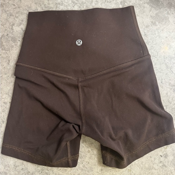 lululemon athletica Pants - Lululemon Align Brown Biker Shorts Size 0